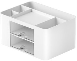 JeiibrZui Bureau-organizer - Kantoororganisatie - 7 compartimenten met 2 laden en 4 compartimenten - 1 stuk - Perfect voor thuis/kantoor