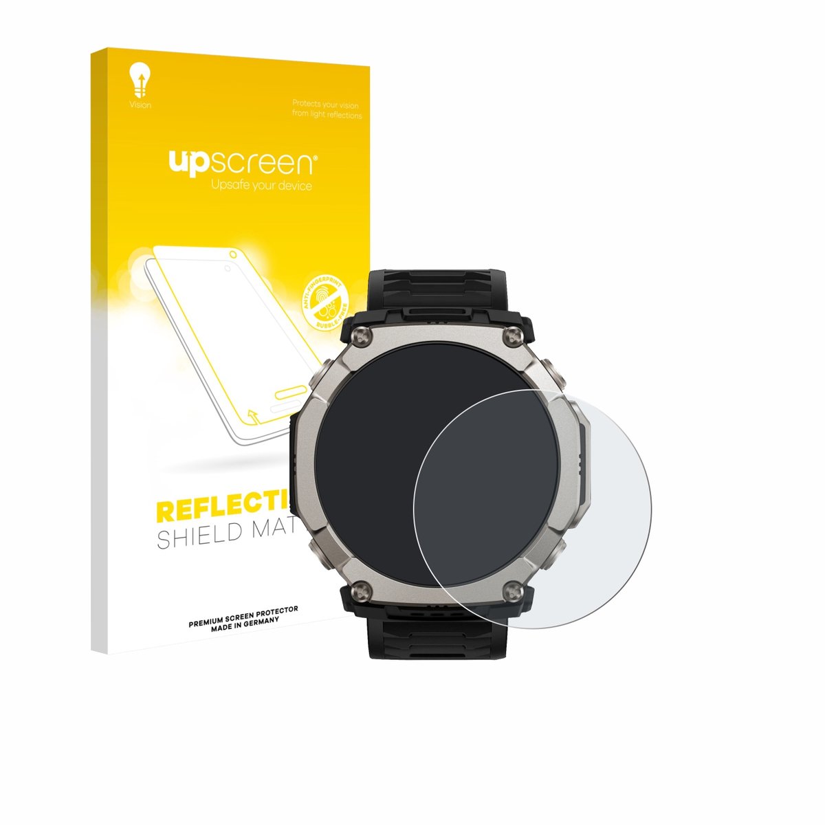 upscreen - Screenprotector voor Huami Amazfit T-Rex Ultra 2 - Folie Beschermfolie anti glare matte