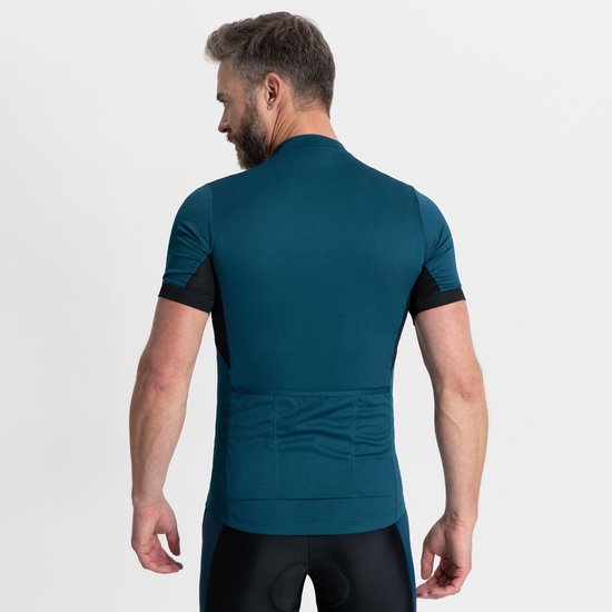 Rogelli Core Fietsshirt Heren - Korte Mouwen - Wielrenshirt - Blauw - Maat 3XL van Merkloos — afbeelding 4