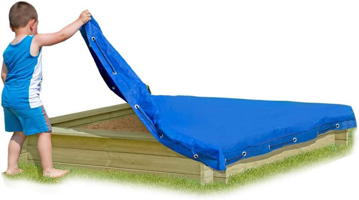 Waterdichte Afdekhoes voor Zandbak 150x150 cm - Zandbakzeil UV-bestendig