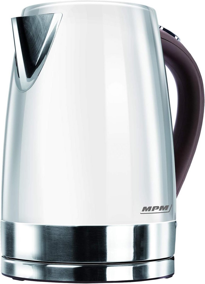 Draadloze Elektrische Waterkoker RVS Wit 1.7L 2200W BPA-vrij