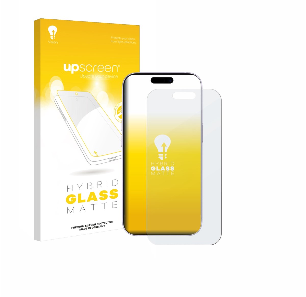 upscreen - Screenprotector voor Apple iPhone 17 - Folie Beschermfolie Beschermglas matte