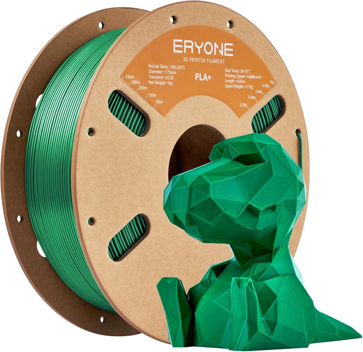 PLA+ Filament 1.75mm 1kg Groen 3D Printer Materiaal