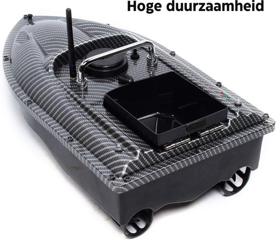 REN® Voerboot Karper - Voerboot Met 1,5 Kg Laadvermogen - Inclusief Accu - Zwart - 49cm x 27cm x 16 cm van ren — afbeelding 5