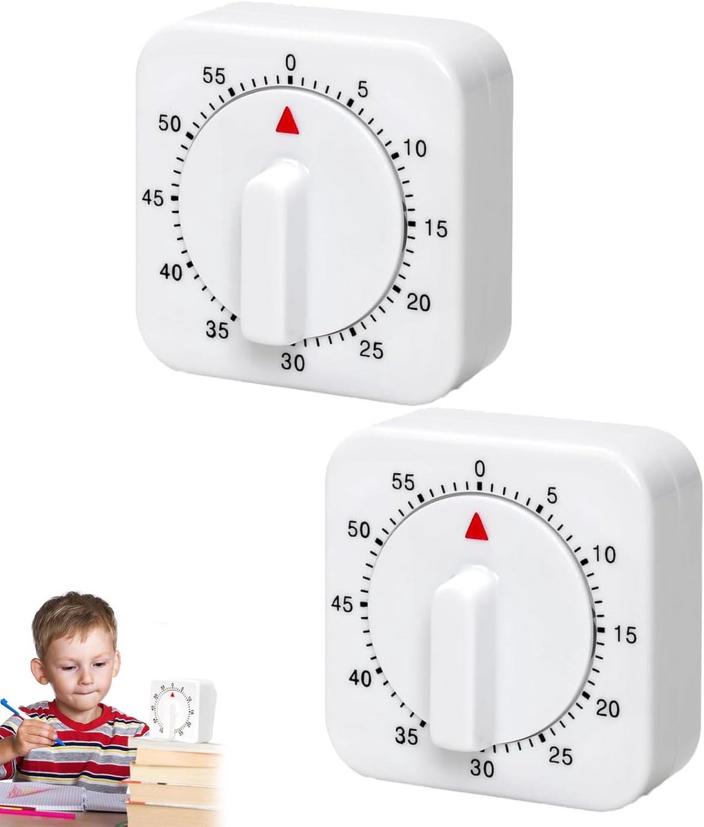 Mechanische Kookwekker met Luid Alarm en Magneet