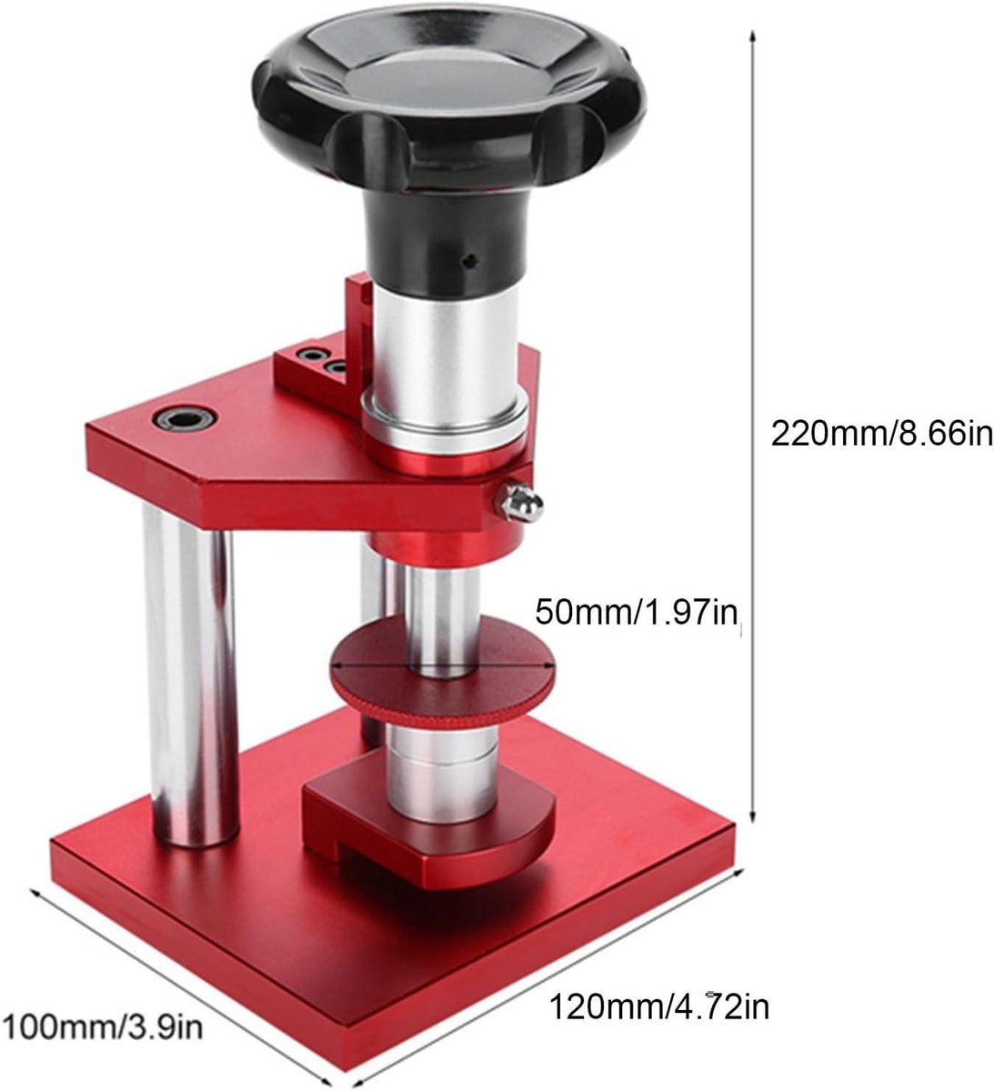 Pers voor Horlogekristal Drukken, Horloge Reparatie Gereedschap met Kristalpers