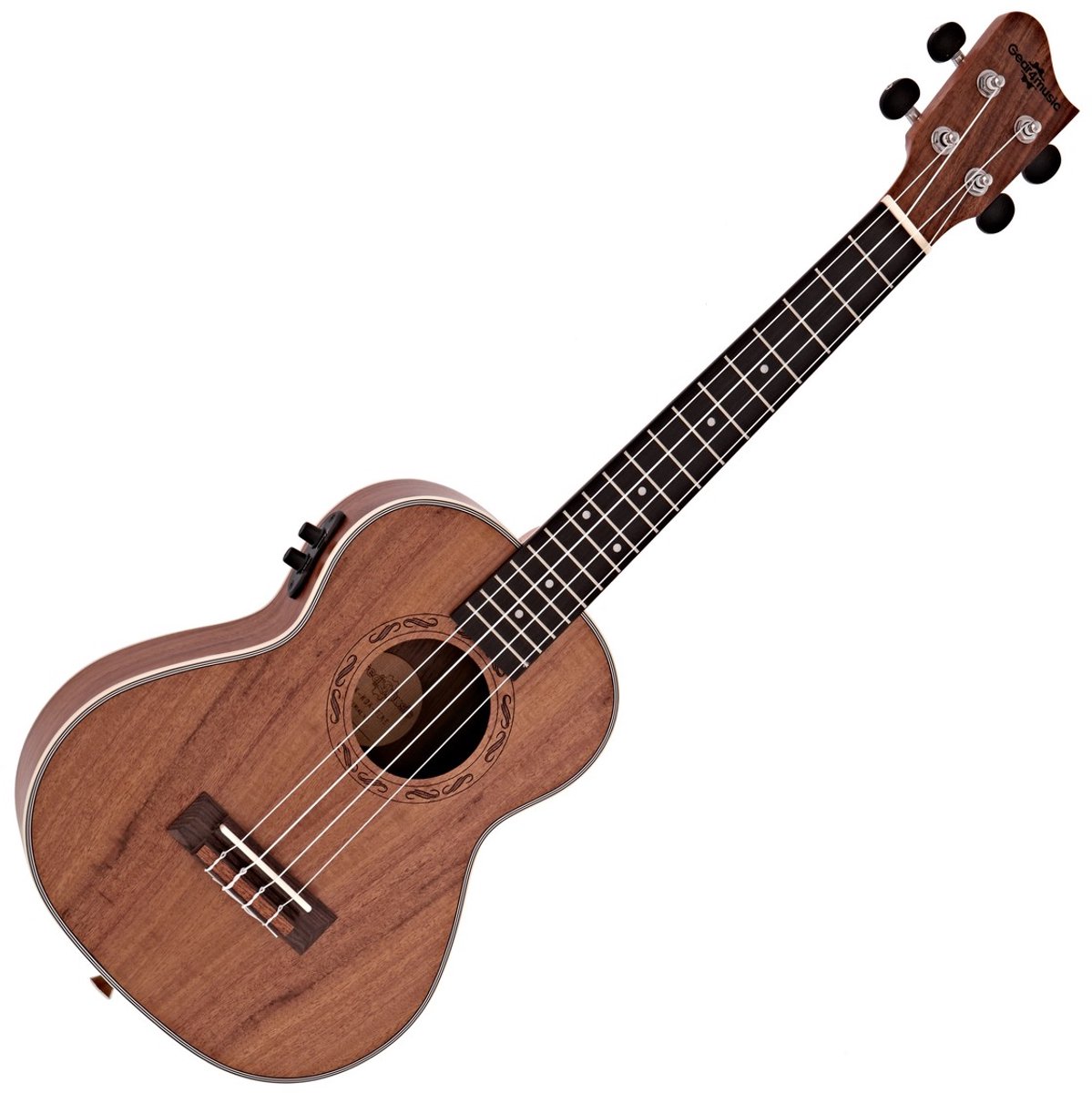 Koa Elektro-akoestische Tenor Ukulele van Gear4music
