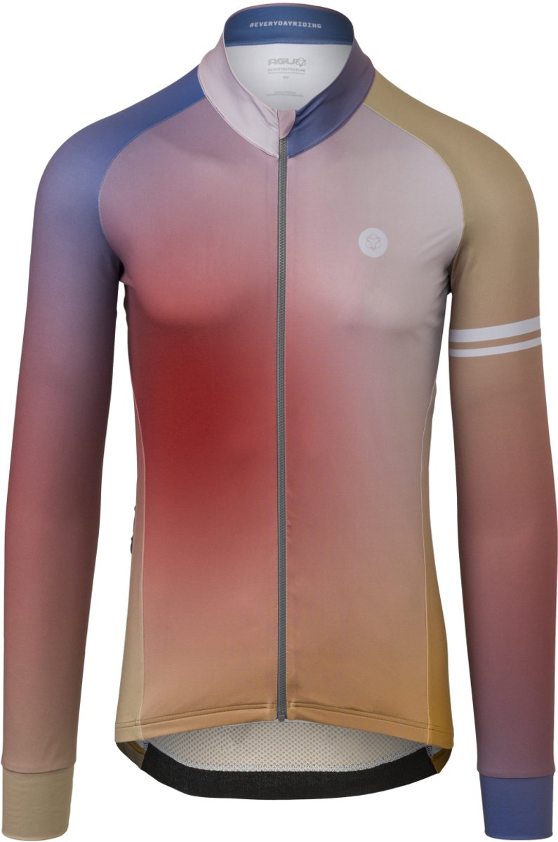 Gradient fietsshirt lange mouwen performance heren