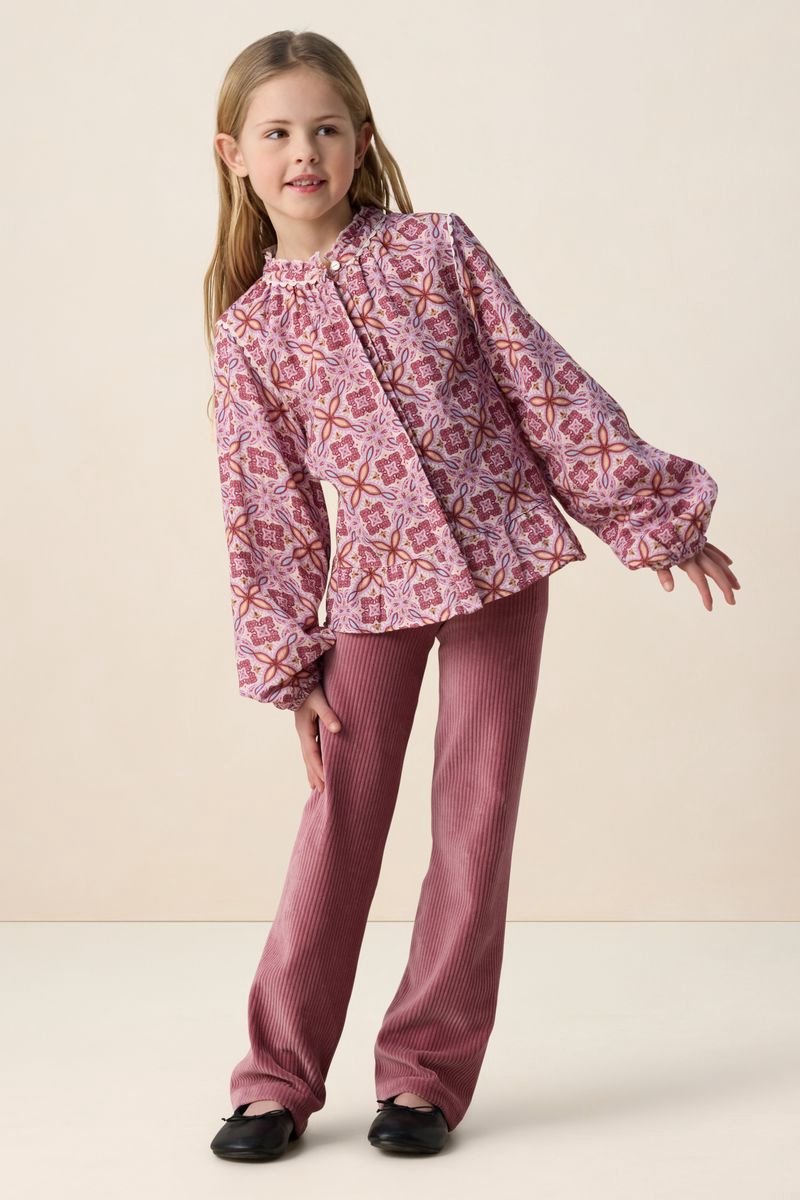 Sissy-Boy - Roze rib straight legging