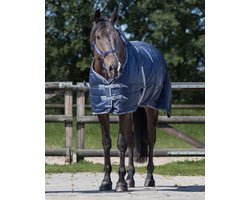 Qhp Staldeken Start NavyGrams: 150gr - 195 - Regendeken | Staldekens paard