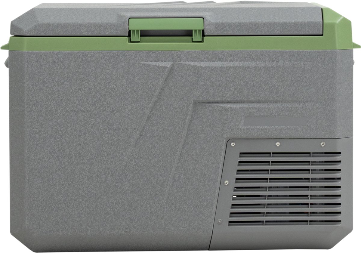 Steamy-E Single Zone Elektrische Compressor Koelbox - Single Zone - 36 liter - 12V en 230V - voor auto en camping - Grijs