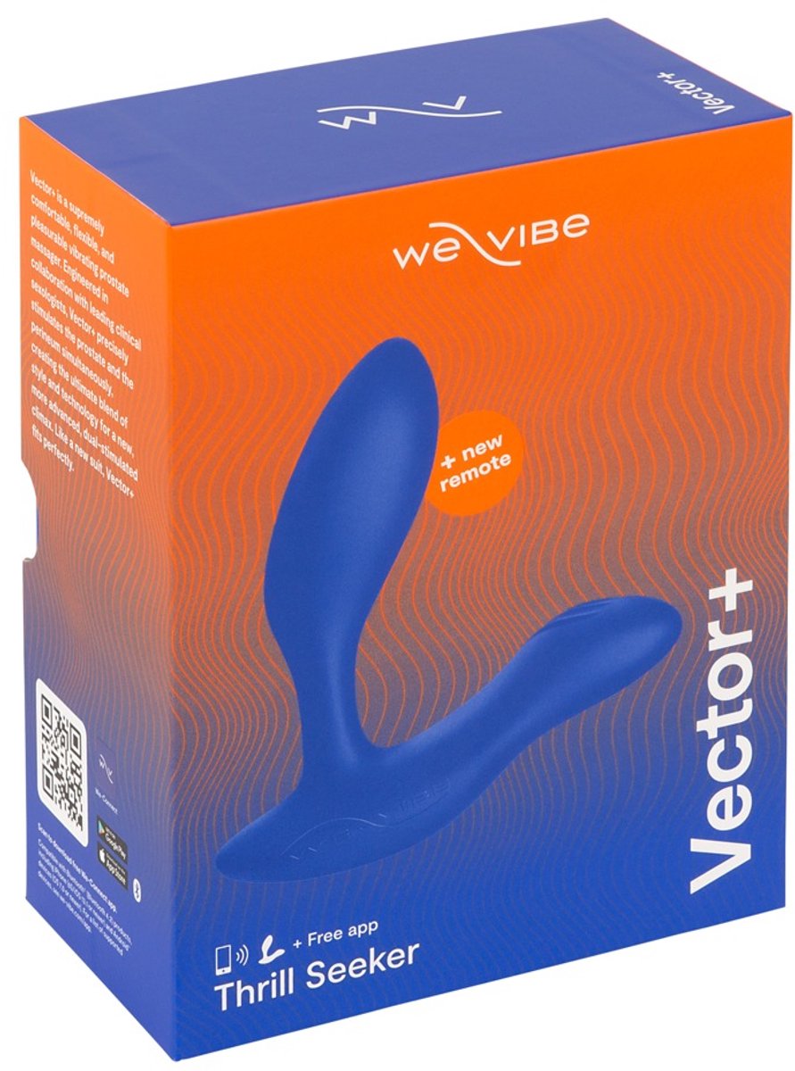 We-Vibe – VECTOR+ Prostaat Massager – Blauw