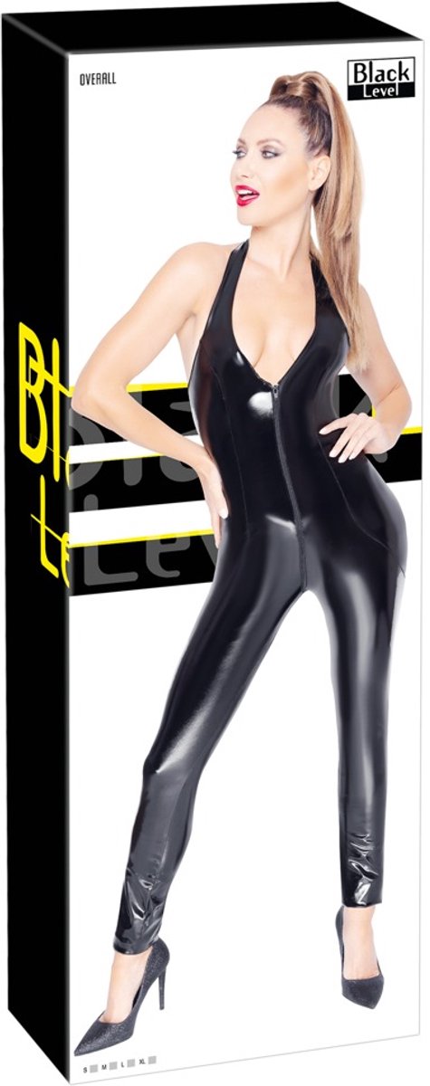 Vinyl Jumpsuit ZIP S
