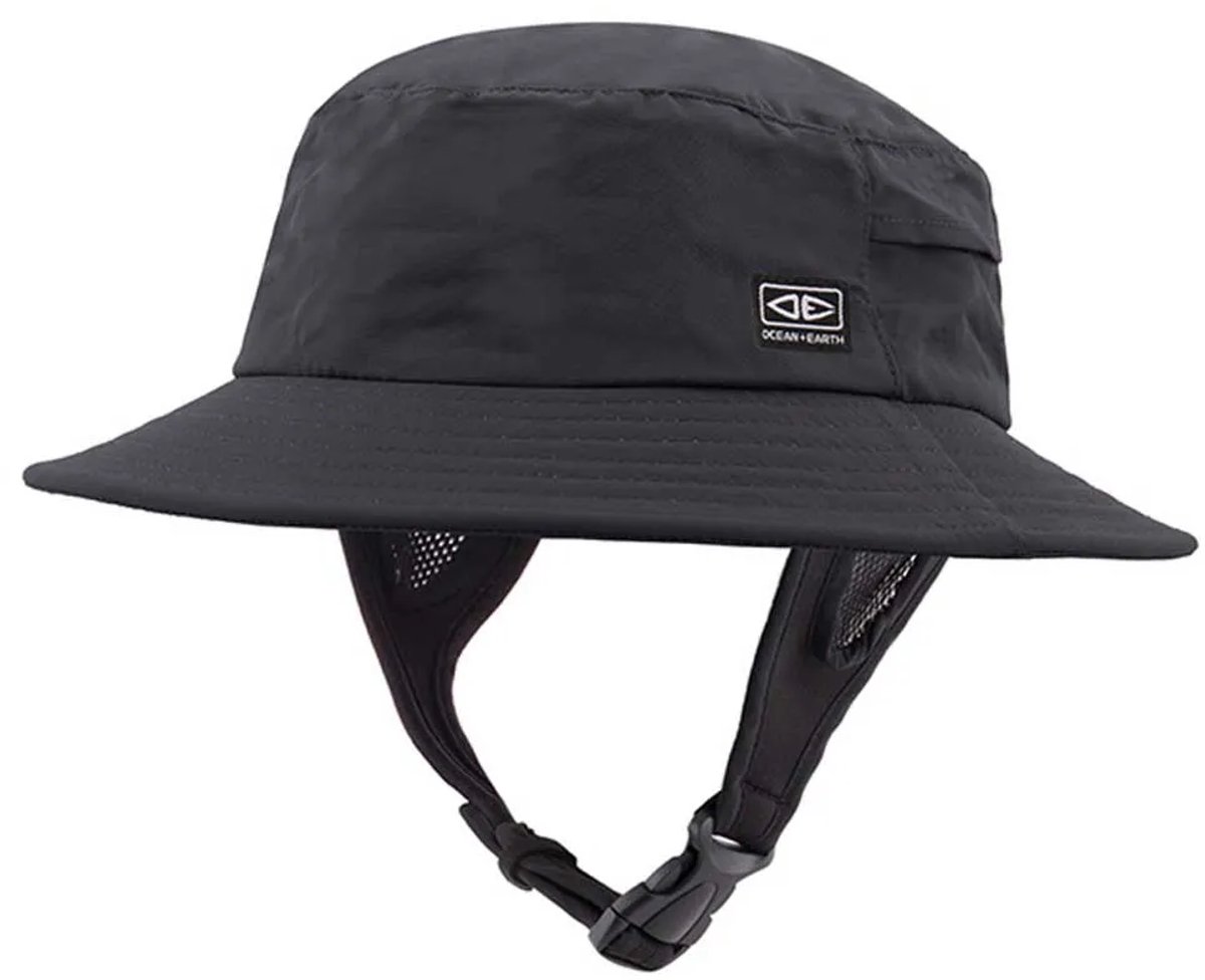 Ocean & Earth Bingin Soft Peak Surf Hoed Zwart M
