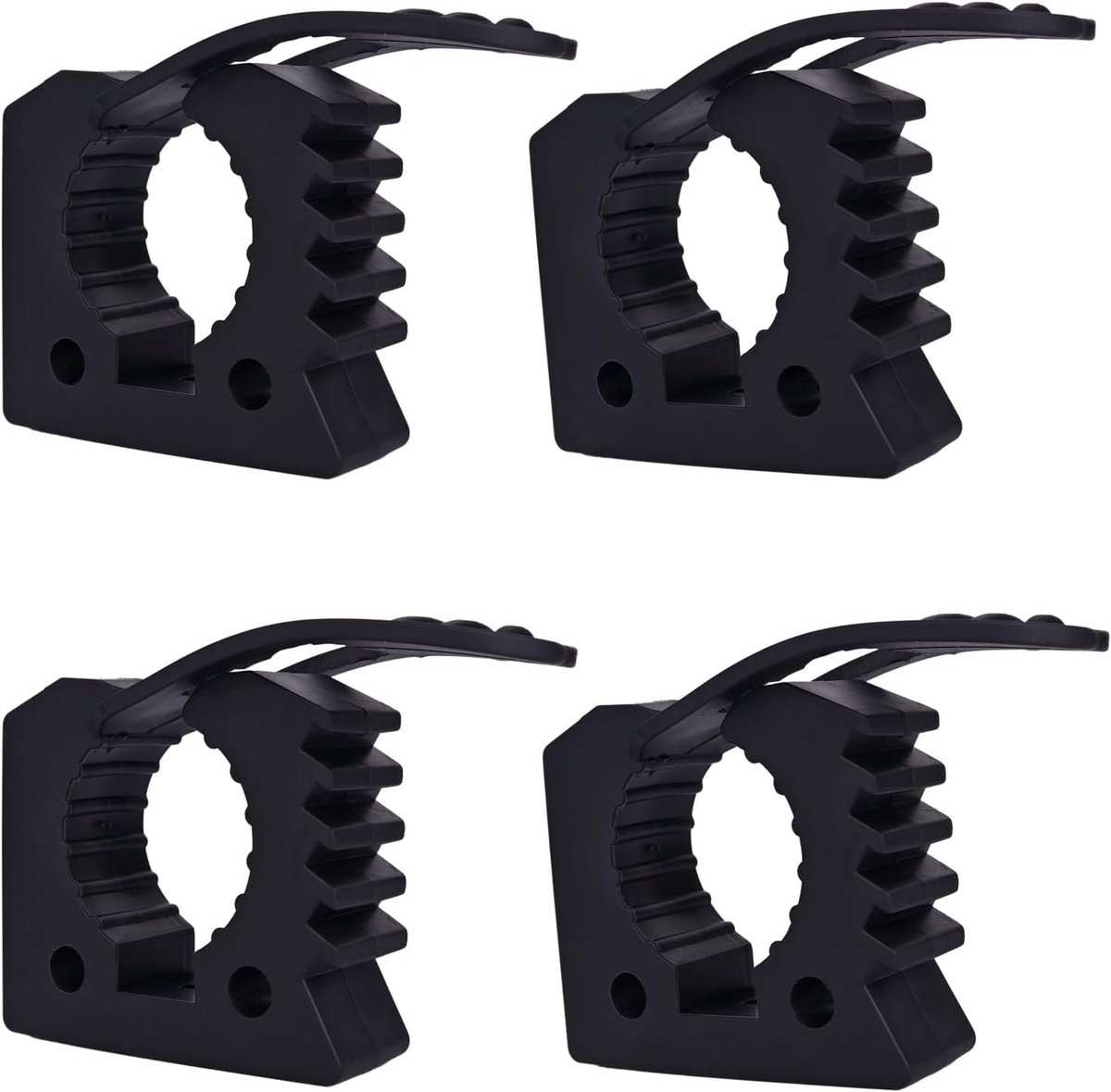 Set van 4 snelspanhouders voor gereedschap en accessoires