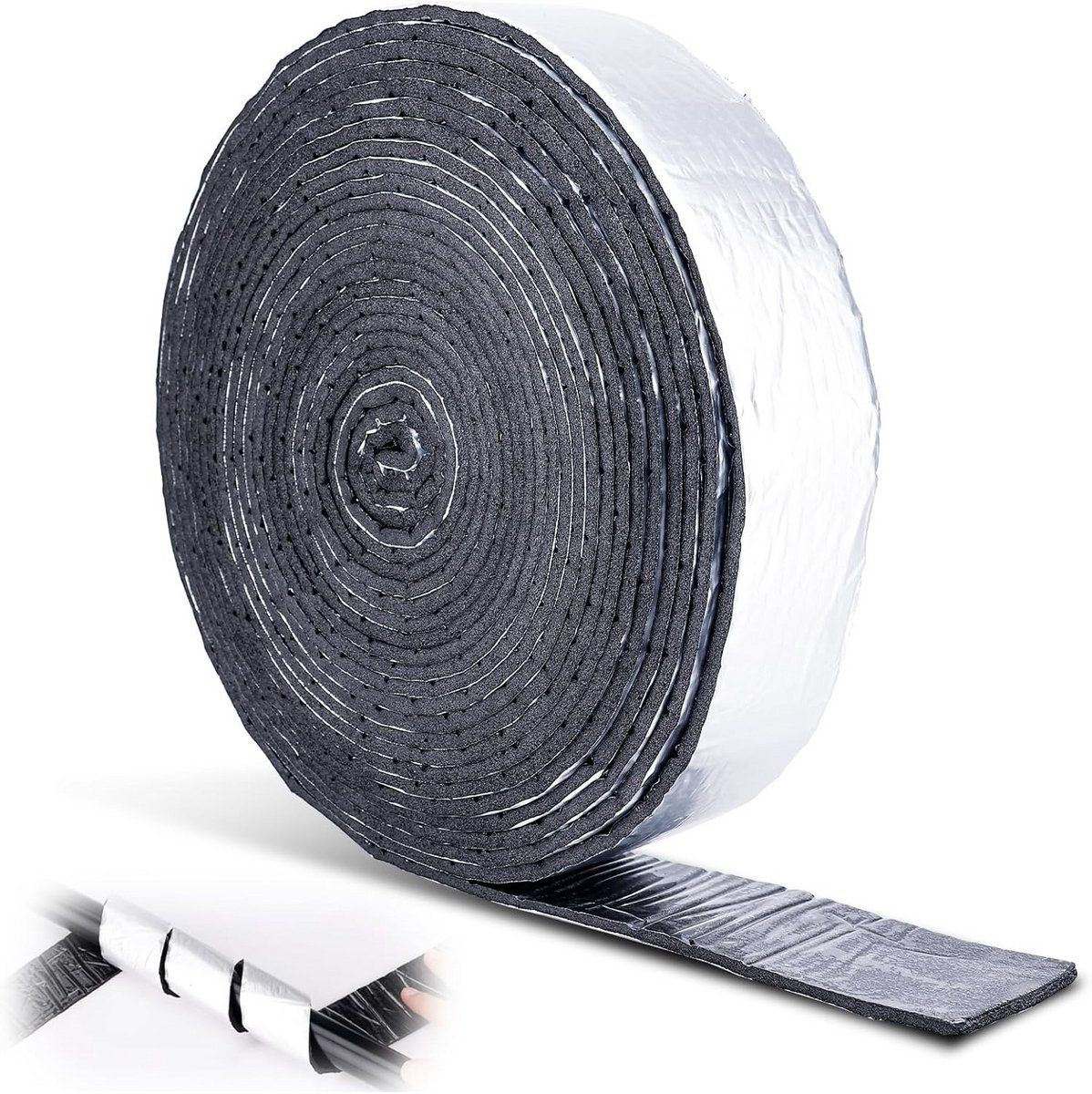 10 Meter Leidingisolatietape – 5cm Breed Zelfklevend Warmte-Isolatie voor Buitenleidingen