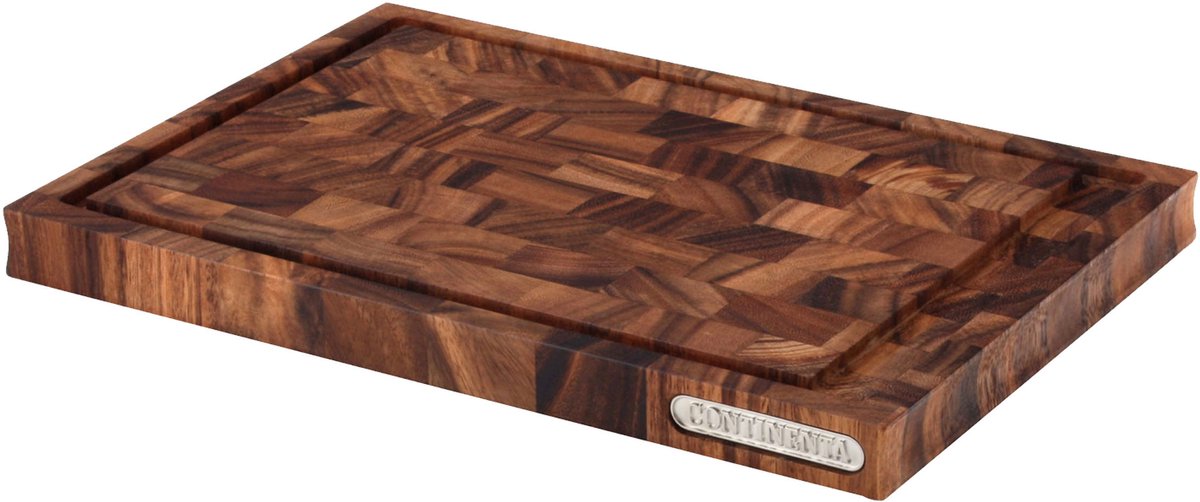 Continenta Snijplank - Acacia Kopshout - 36,5 x 25 x 2,8cm
