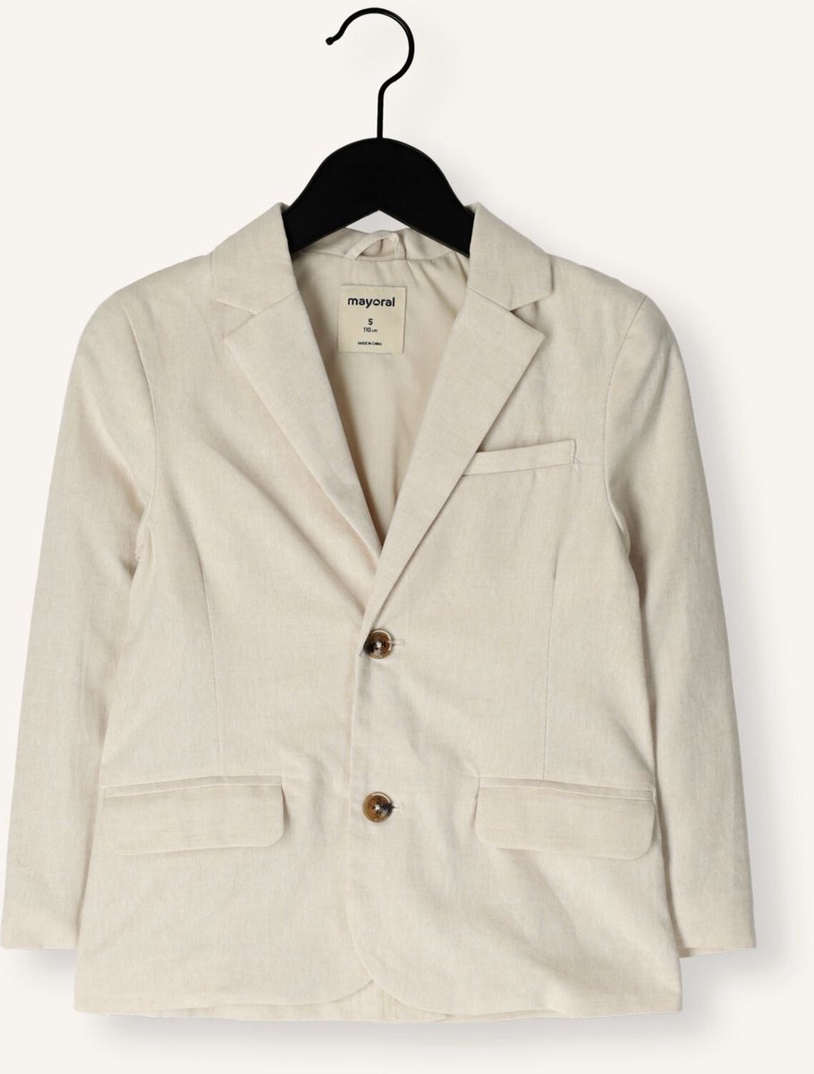 MAYORAL Jacket Colberts Jongens - Ecru - Maat 104