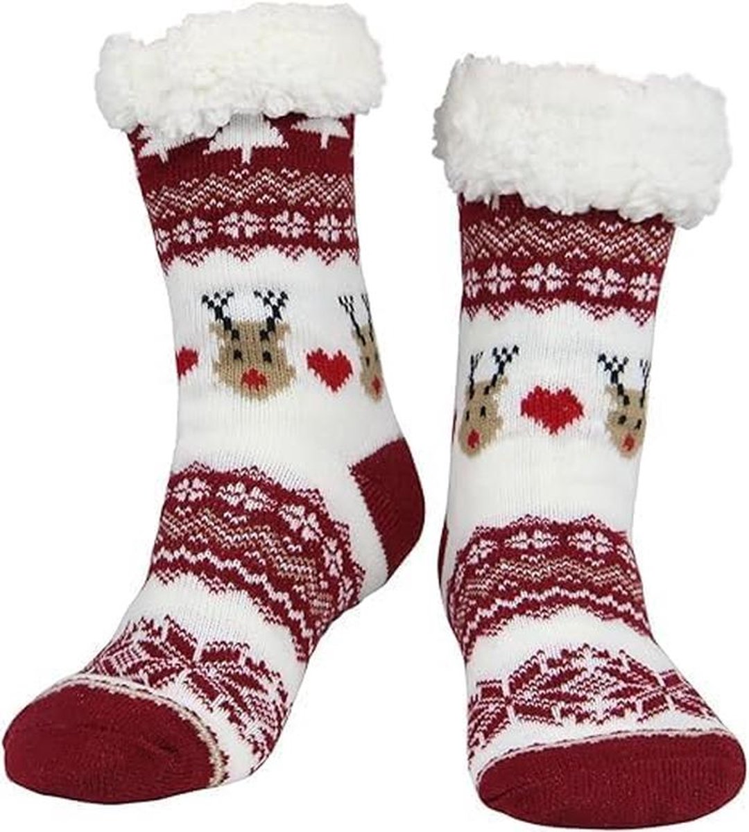 Warme Thermo Sokken voor Dames en Heren - Antislip - Ideaal Cadeau voor Kerst