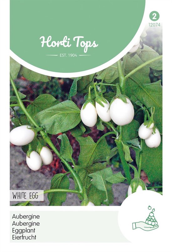 Hortitops zaden – Aubergine Oeuf Blanc