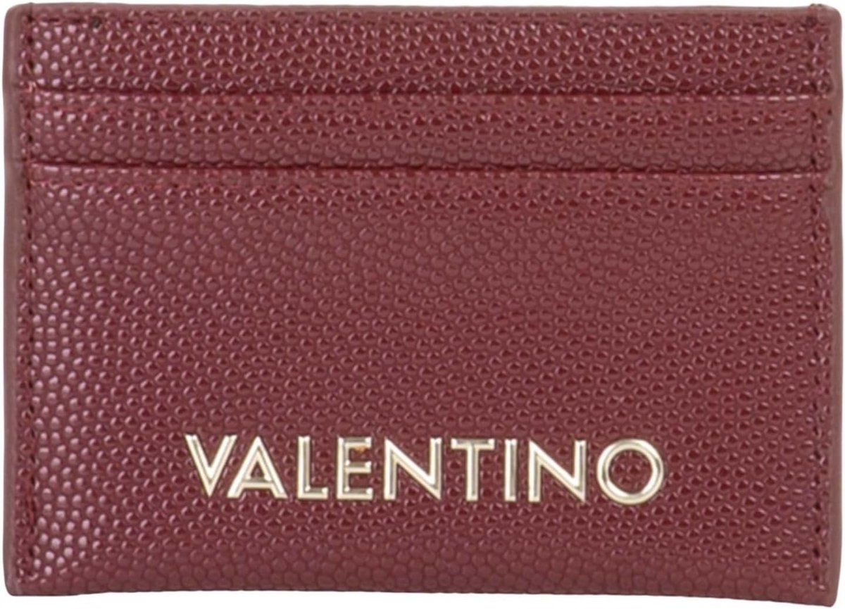 Dames Kaarthouder Bordeaux Rood - Compact Credit Card Case