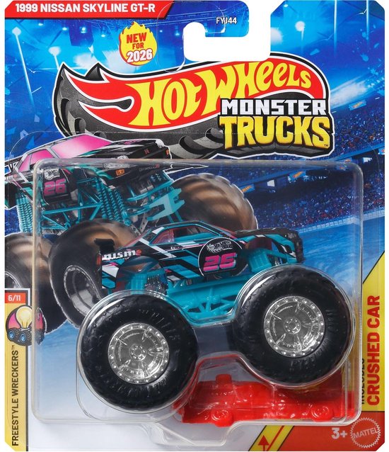 Hot Wheels Monster Jam truck Nissan Skyline GT-R - monstertruck 9