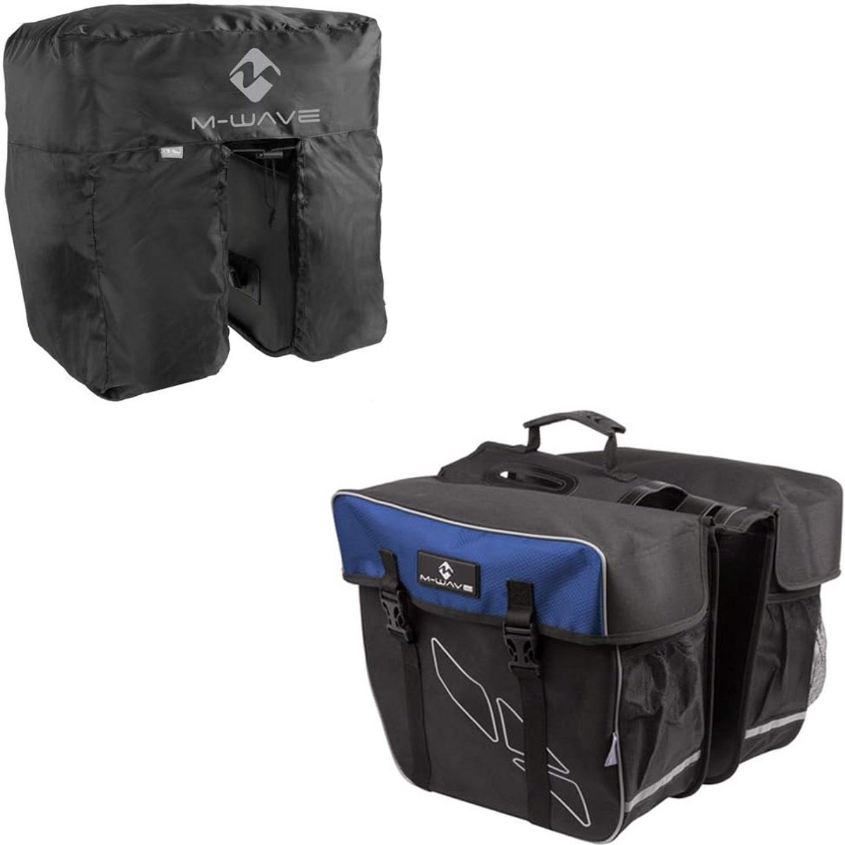 Dubbeltas voor Bagagedrager 30 Liter Fietsaccessoire
