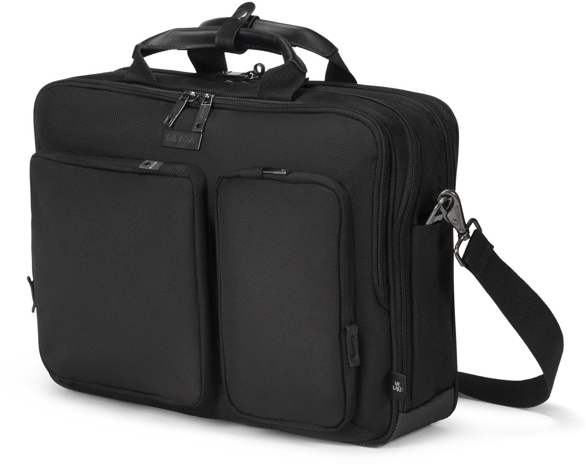 DICOTA D3250801 laptoptas 35,6 cm (14") Aktetas Zwart
