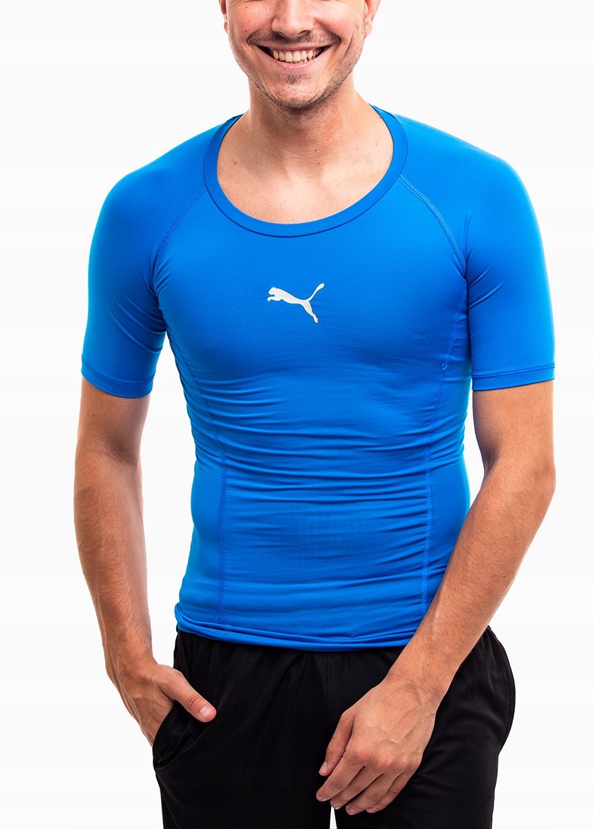 PUMA Sportshirt Heren Liga – Polyester Blauw
