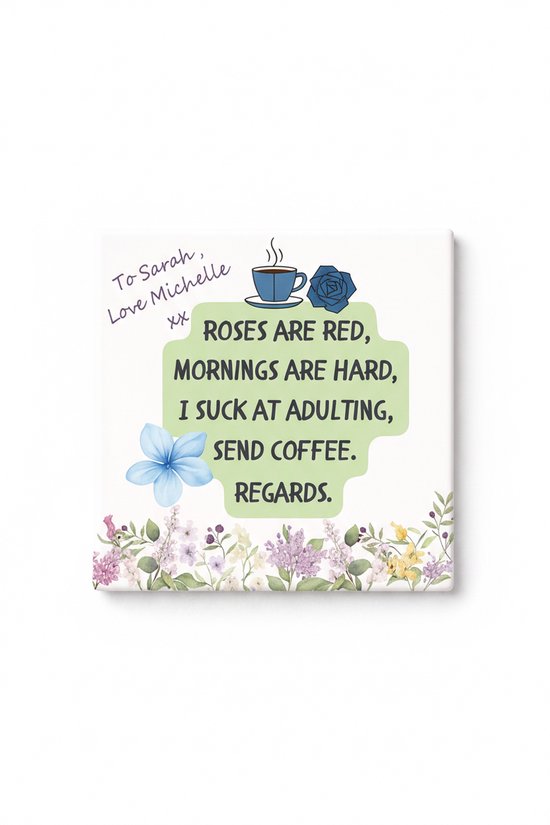 Tegel met Uniek Design | Ontwerp Jouw Eigen Tegel | Handgemaakt Cadeau voor Elk Interieur | Gepersonaliseerd op Aanvraag | Enkel of Grote Bestelling