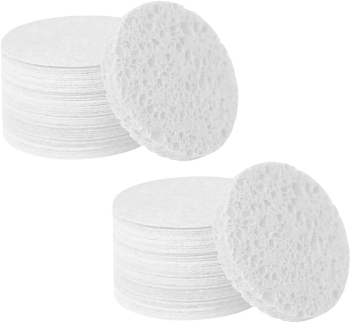 30 Stuks Platte Cellulose Sponzen voor Grondige Keukenreiniging en Afwas