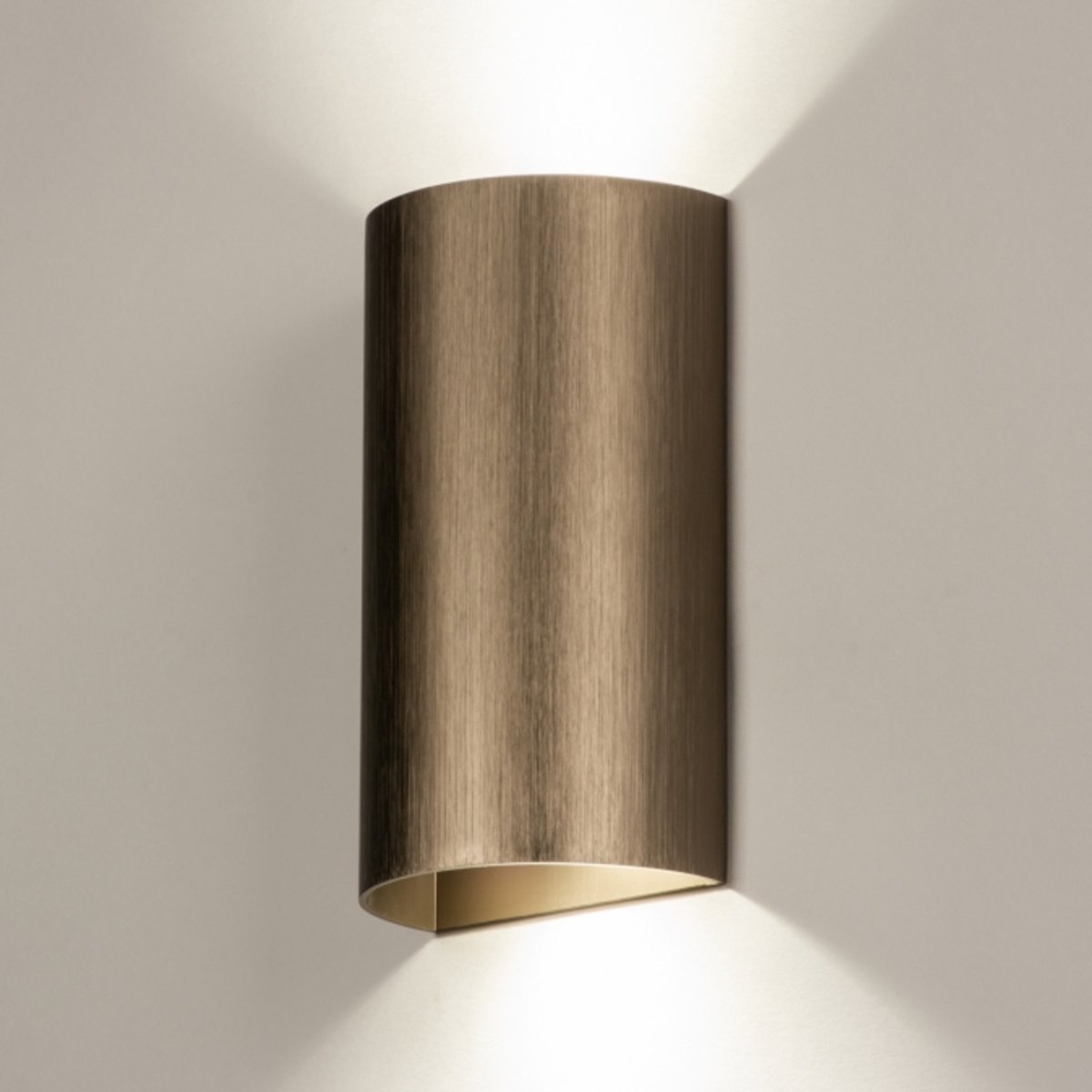 Lumidora Wandlamp 75713 - Voor binnen - ATHENA - 2 Lichts - GU10 - Bruin-brons - Bruin - Metaal