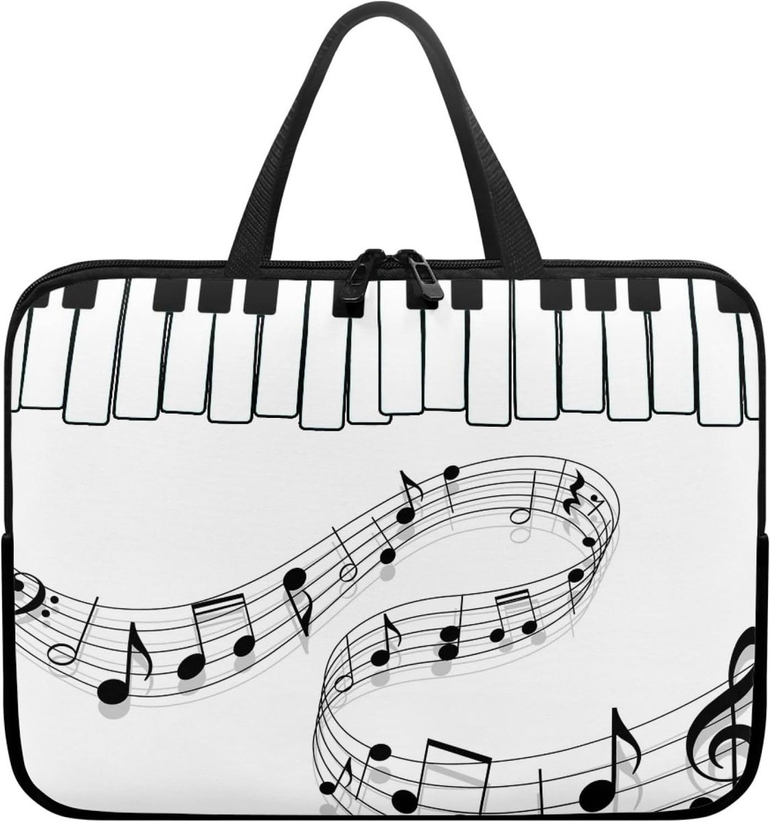 Laptoptas - Notebook tas - Zakelijk reizen - Waterdicht materiaal - 10-17 inch - Zwart