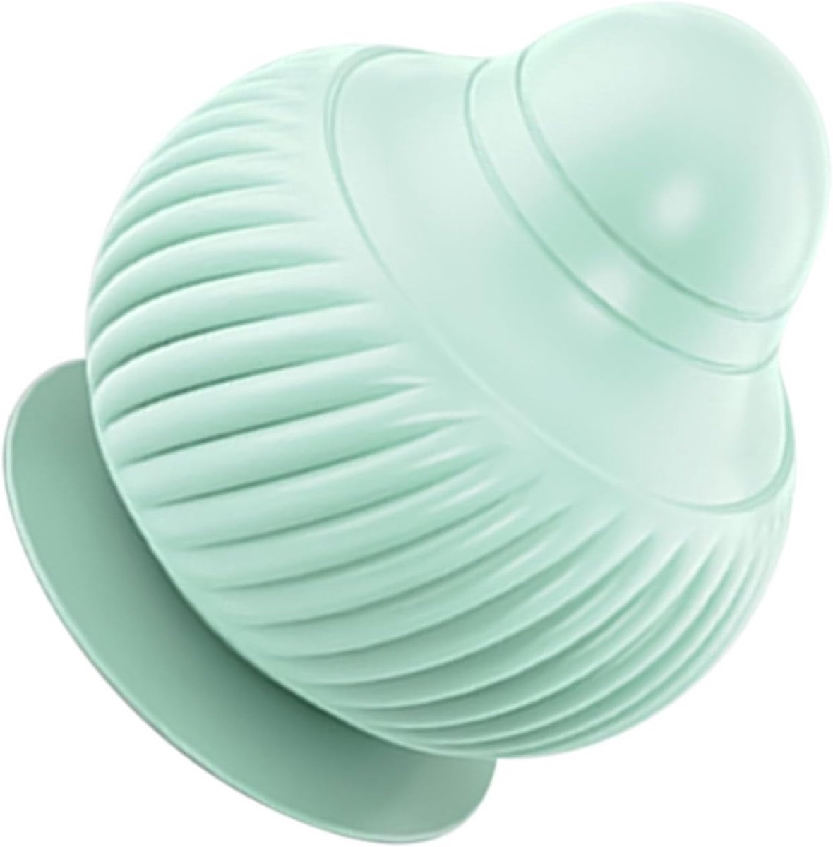 Massagebal - Fascia bal - Spierherstel - Antislip zuignap - 8x8x9 cm - Groen