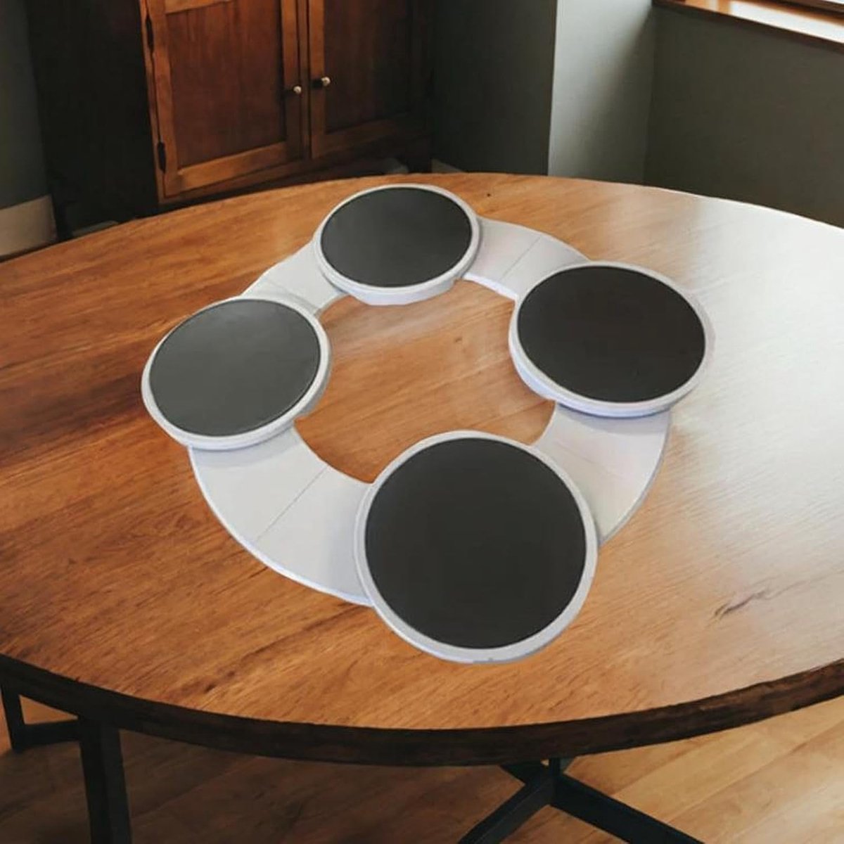 Draaibaar Plateau - Draaiplateau Tafel - Eettafel Keuken - Uitbreidbaar Ontwerp - 61 cm Lengte