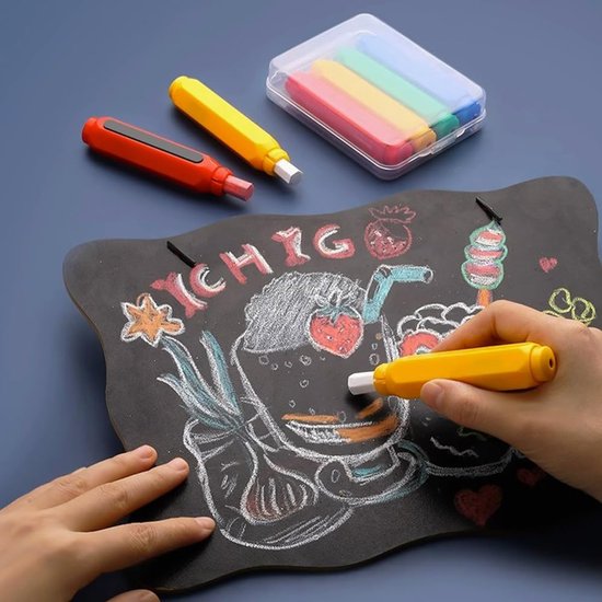 Krijt Houder Set - Automatische Houder - Beschermt Krijt - Verstelbare Lengte - 3.7 x 1 Inch van Merkloos — afbeelding 4
