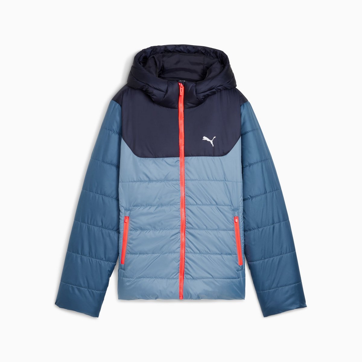 PUMA ESS GEWATTEERDE JAS MET CAPUCHON 68522634 r 164 Blauw