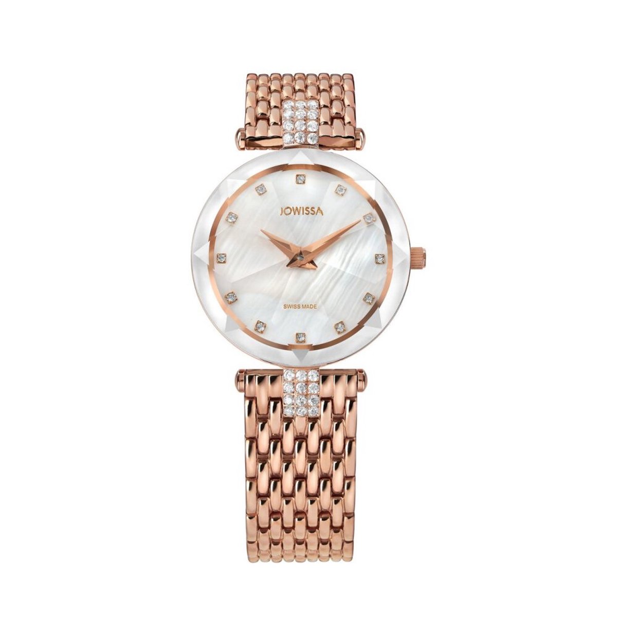 Jowissa - J5.774.M - Polshorloge - Dames - Quartz - Facet Strass