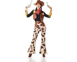Cowgirl Outfit - Western Kleding - Feestdagen - Compleet Gezet - Maat S