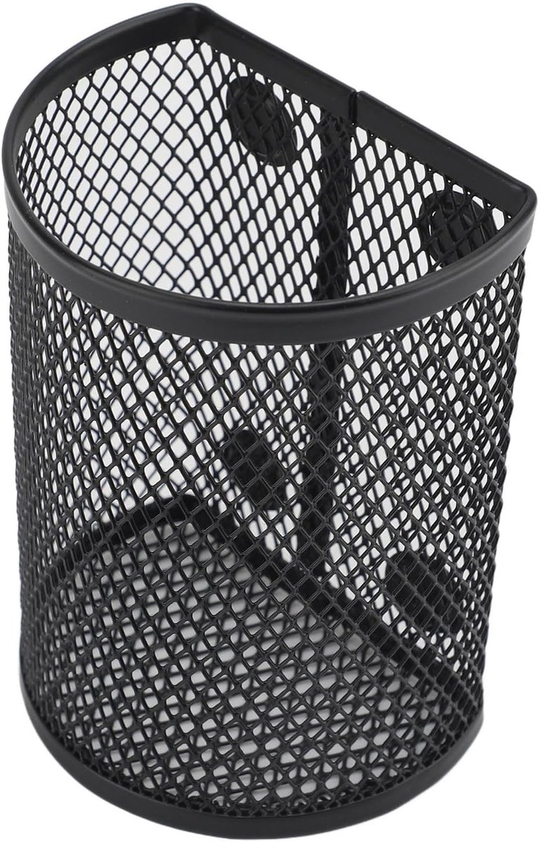 Bureau Organizer - Opbergbak - Bureau Opruimen - Magnetische Bevestiging - 10x7.5x5.5cm - Zwart