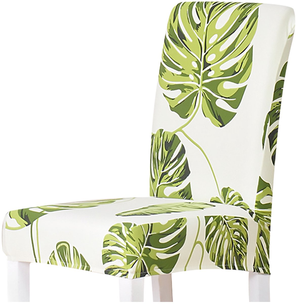 Meble odNowa - Grube Stoelhoes - Groene Bladeren - Elastisch - Waterafstotend