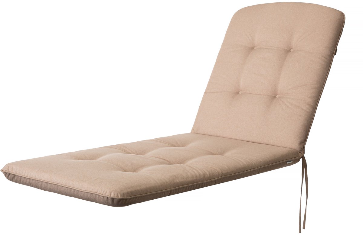 Beatriz Beige - Ligkussen - Lang - Comfortabel - Beige - Duurzaam 185 x 60 cm