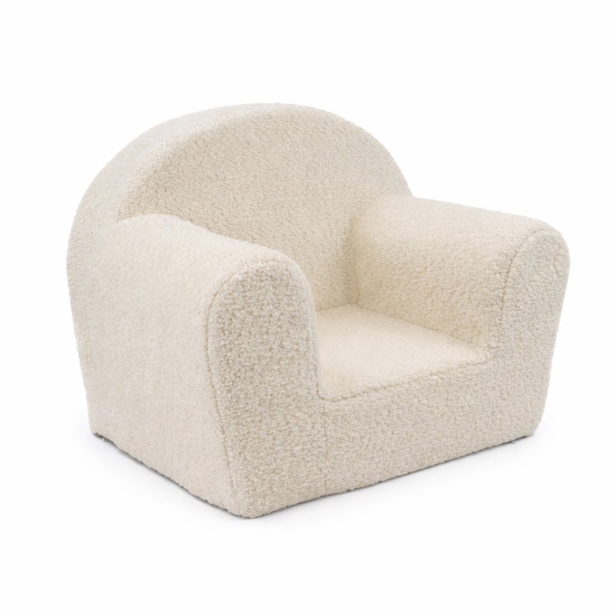 New Baby Teddy kinderfauteuil crème bouclé - Kinderstoel