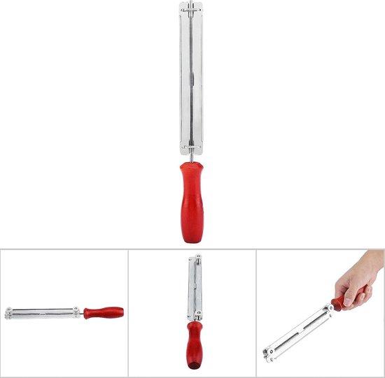 Kettingzaagvijlset - Slijp set - Kettingen slijpen - Met houten handvat - 4 4.8 5.5 mm van Merkloos	 — afbeelding 3