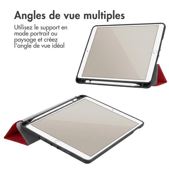 iMoshion Trifold iPad Bookcase (2018) / (2017) / Air 2 / couverture comprimé Air - Rouge