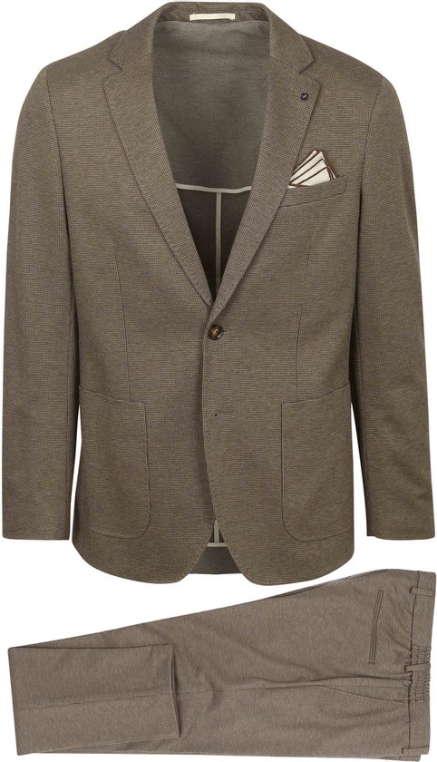 Costume en jersey Flex beige - Taille 48 - Homme - Costume style baskets