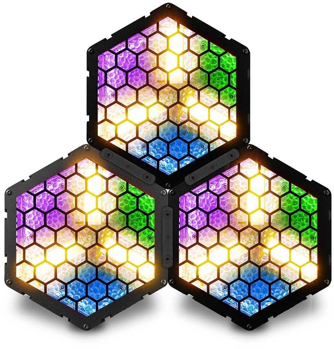 BeamZ Set van 3x RB90 Retro Blinders - 3x 30W RGB/WW LED’s