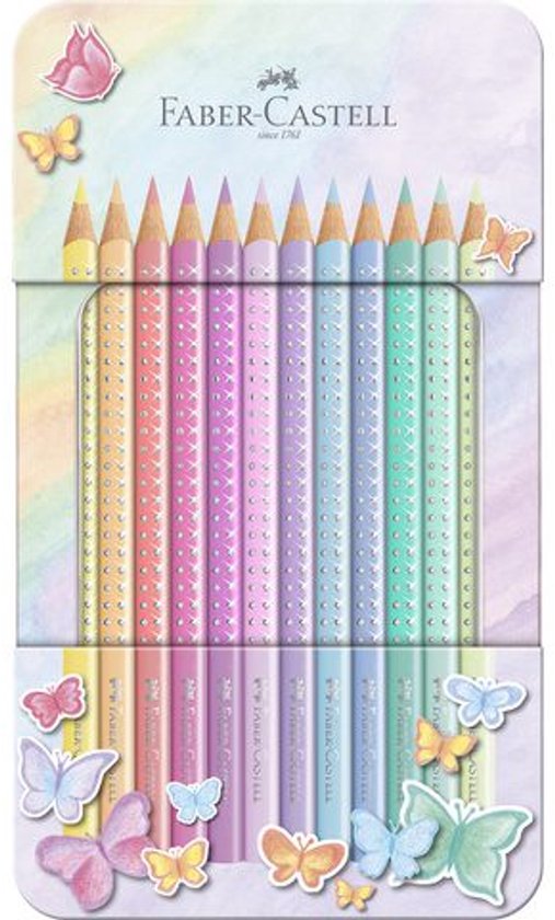 Faber-Castell kleurpotloden – Sparkle – 12 stuks – pastel – FC-201910