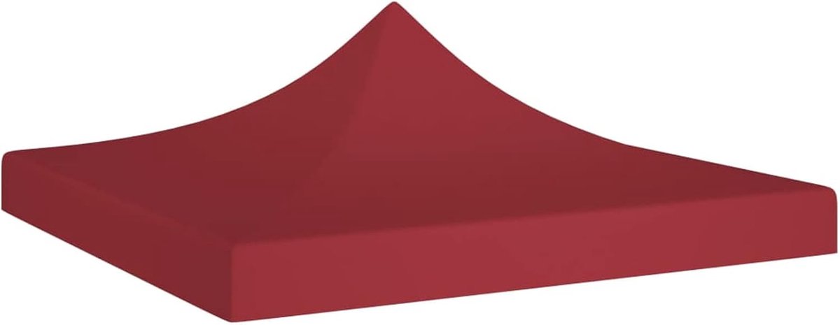 Partytent Dak - Paviljoen Afdekking - Buiten Bescherming - Water- en UV-bestendig - 2 x 2 Meter - Bordeaux