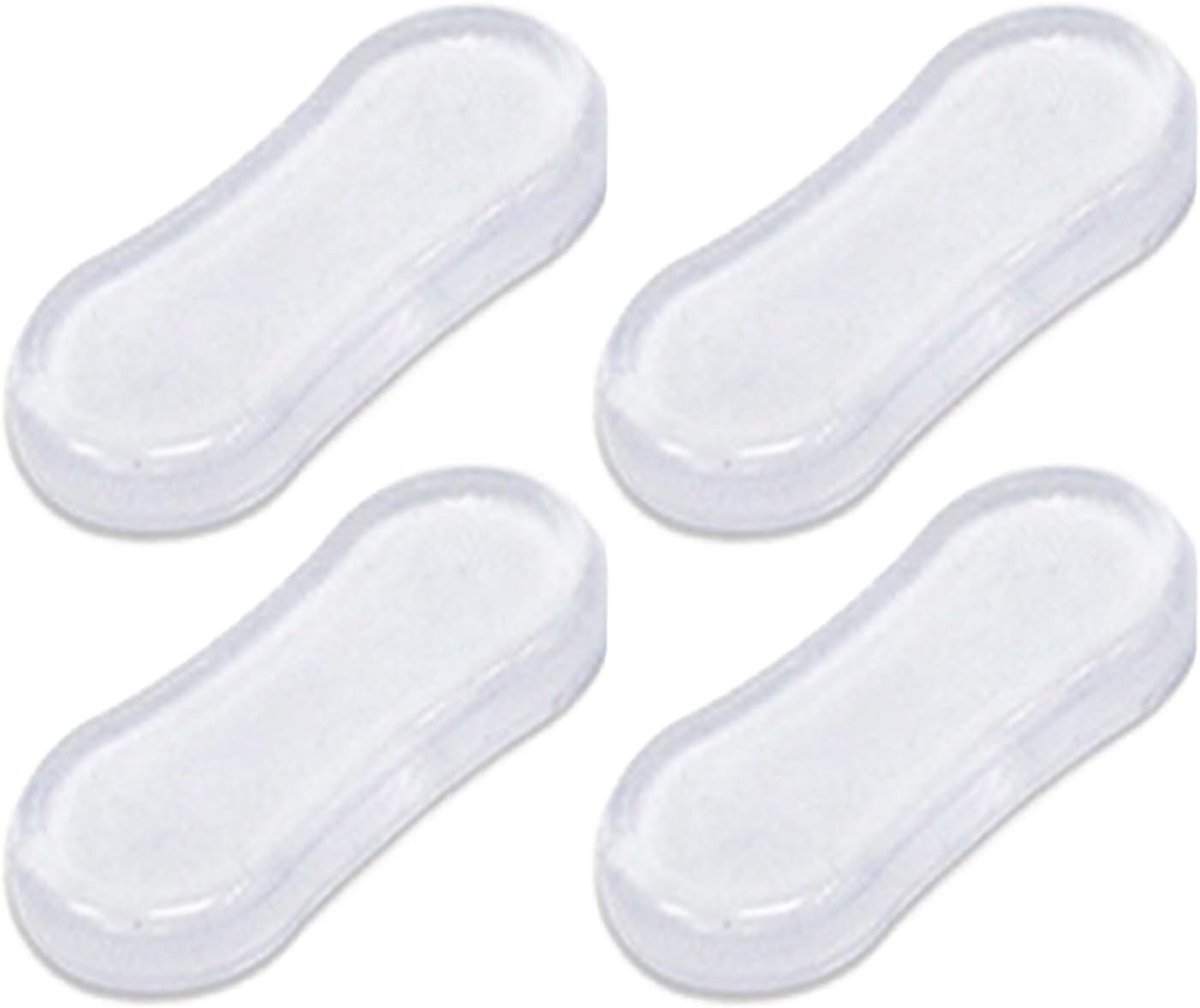 Toiletbril bumpers - Stoel buffers - Stabiel en stil - Sterk zelfklevend - 17.5 x 16.5 cm - Transparant